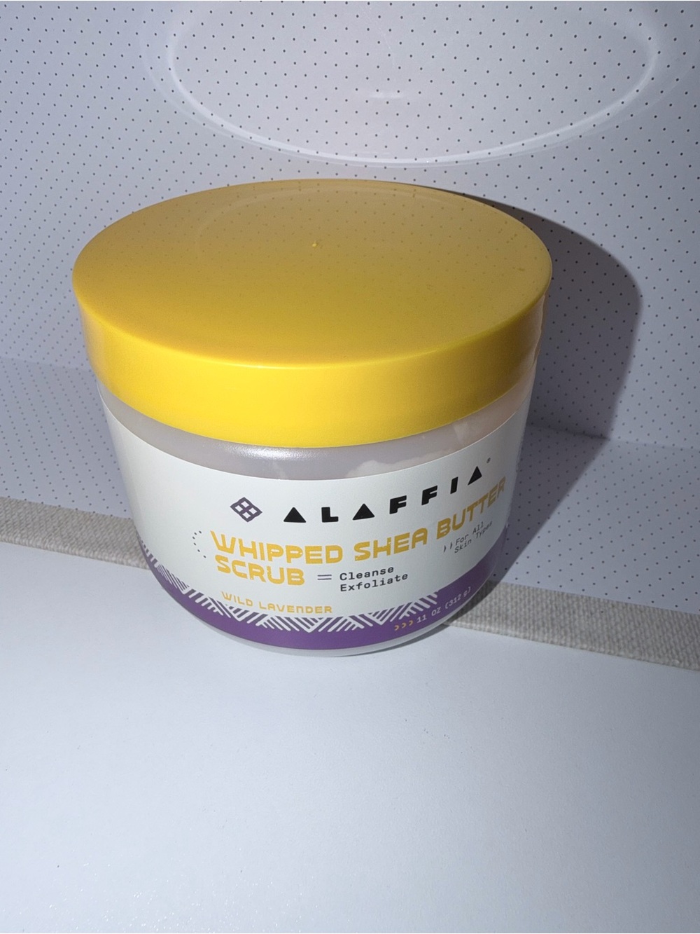 Whipped Shea Butter Scrub — Yellow Lid, Wild Lavender